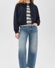 Marine Layer Marine Layer Corbet Quilted Bomber Jacket Navy Heather - 5