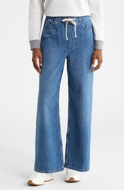 Marine Layer Marine Layer Ella Wide Leg Denim Pants