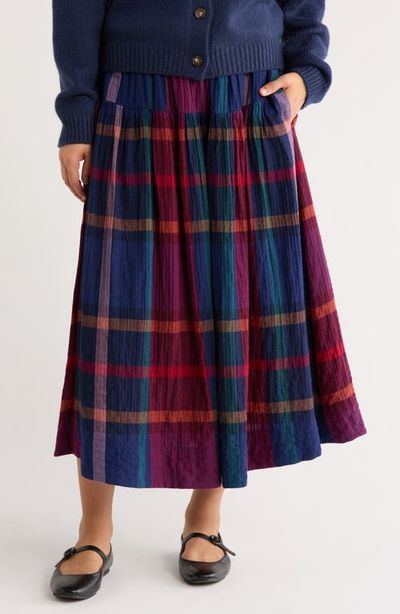 Marine Layer Marine Layer Gia Plaid Midi Skirt