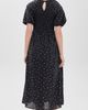 Marine Layer Marine Layer Gigi Smocked Dress Navy Polka Dot - 3