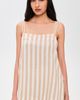 Marine Layer Marine Layer Hemp Tank Cream/Taupe Stripe - 2