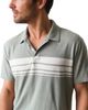 Marine Layer Marine Layer Iceberg Green Stripe Resort Polo Shirt - 3