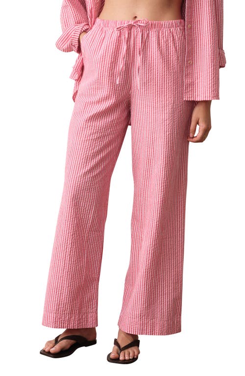Marine Layer Marine Layer Isla Stripe Cotton & Kapok Seersucker Pants