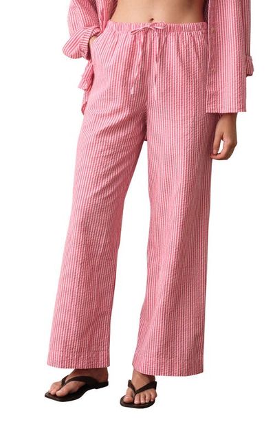 Marine Layer Marine Layer Isla Stripe Cotton & Kapok Seersucker Pants