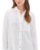 Marine Layer Marine Layer Jane Relaxed Double Cloth Shirt White - 1