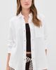 Marine Layer Marine Layer Jane Relaxed Double Cloth Shirt White - 2