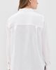Marine Layer Marine Layer Jane Relaxed Double Cloth Shirt White - 3