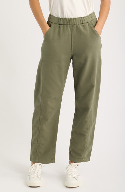 Marine Layer Marine Layer Jessie Barrel Leg Cotton Blend Pants