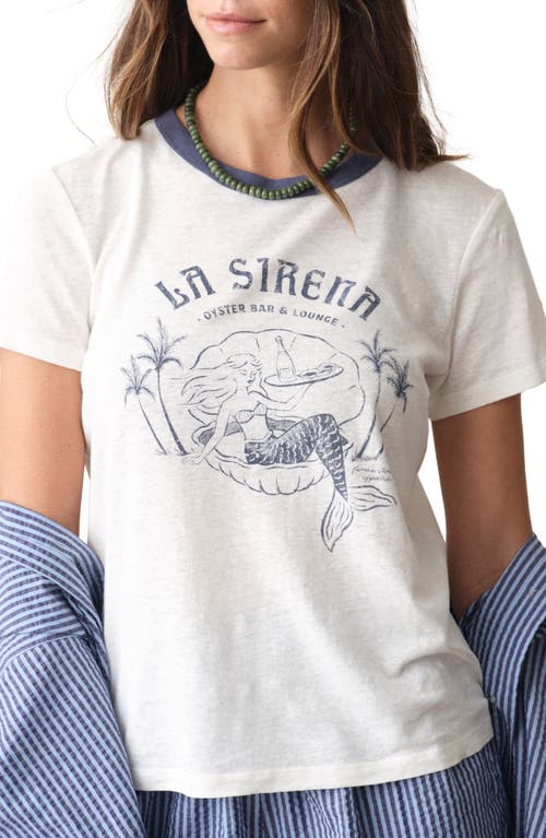 Marine Layer Marine Layer La Sirena Ringer Graphic T-Shirt