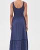 Marine Layer Marine Layer Lexi Rib Knit Woven Mix Dress Navy - 3
