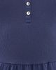 Marine Layer Marine Layer Lexi Rib Knit Woven Mix Dress Navy - 6