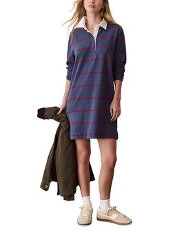 Marine Layer Marine Layer Maggie Cotton Rugby Mini Dress