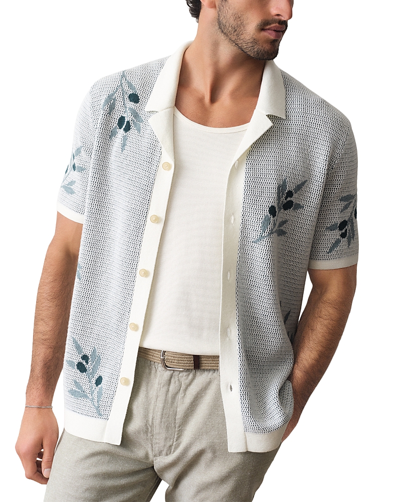 Marine Layer Marine Layer Olivo Floral Graphic Resort Sweater Shirt