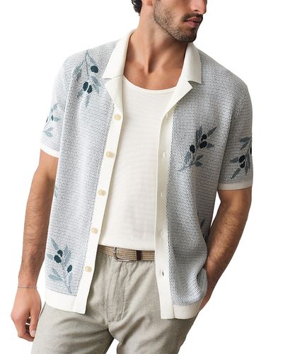 Marine Layer Marine Layer Olivo Floral Graphic Resort Sweater Shirt