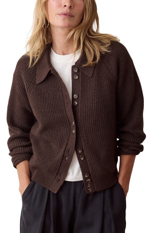 Marine Layer Marine Layer Parker Cotton & Merino Wool Blend Cardigan