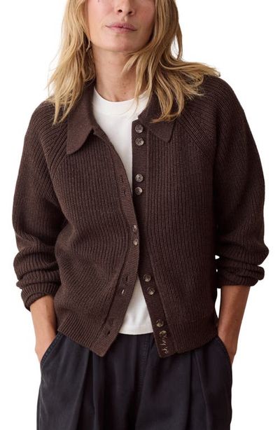 Marine Layer Marine Layer Parker Cotton & Merino Wool Blend Cardigan