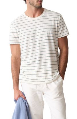 Marine Layer Marine Layer Relaxed Striped Hemp and Cotton T-Shirt