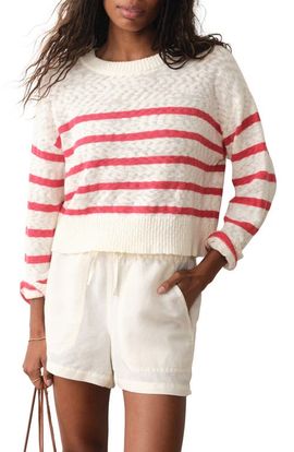 Marine Layer Marine Layer Seabreeze Striped Crewneck Sweater