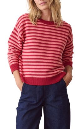 Marine Layer Marine Layer Suki Striped Crewneck Sweater