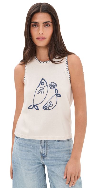 Marine Layer Marine Layer Sweater Fish Tank Antique White