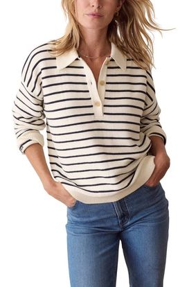 Marine Layer Marine Layer Valerie Cotton Polo Sweater