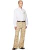 Marine Serre Marine Serre Beige Faded Moon Denim Straight Jeans - 4