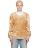 Marine Serre Marine Serre Beige Wild Fluffy Knit Crewneck Sweater - 1