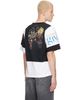 Marine Serre Marine Serre Black & White Regenerated Graphic Jersey Layered T-shirt - 3