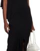 Marine Serre Marine Serre Black Draped Jersey Sleeveless Open-Back Maxi Dress - 4