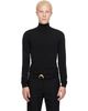 Marine Serre Marine Serre Black Moon Logo Knit Turtleneck - 1