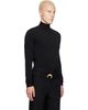 Marine Serre Marine Serre Black Moon Logo Knit Turtleneck - 2