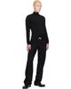 Marine Serre Marine Serre Black Moon Logo Knit Turtleneck - 5