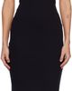 Marine Serre Marine Serre Black Moon Logo Ribbed Jersey Maxi Dress - 1