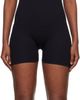 Marine Serre Marine Serre Black Moon Logo Ribbed Jersey Short Jumpsuit - 1
