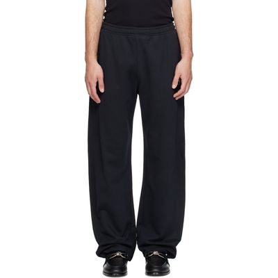 Marine Serre Marine Serre Black Moon Logo Sweatpants