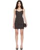 Marine Serre Marine Serre Black Moon Printed Jersey Straps Minidress - 1