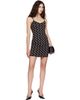 Marine Serre Marine Serre Black Moon Printed Jersey Straps Minidress - 4
