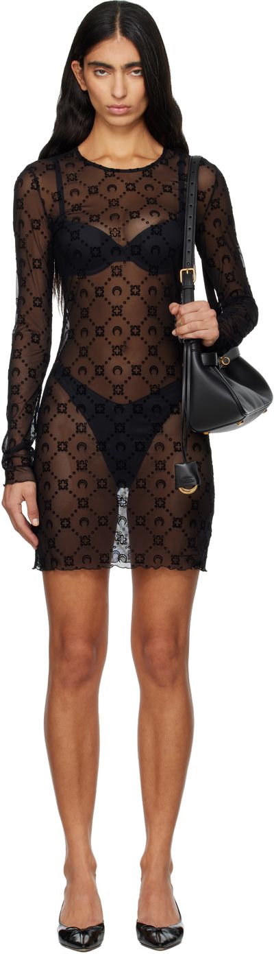 knee length dresses for ladies Marine Serre Regenerated Floral Tapestries Mini Dress main image 0