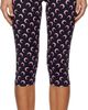 Marine Serre Marine Serre Black Recycled Moon Jersey Capri Leggings - 1