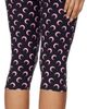 Marine Serre Marine Serre Black Recycled Moon Jersey Capri Leggings - 3