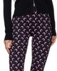 Marine Serre Marine Serre Black Recycled Moon Jersey Capri Leggings - 4