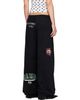 Marine Serre Marine Serre Black Regenerated Graphic Jersey Sweatpants - 3