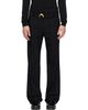 Marine Serre Marine Serre Black Tailored Belted Serge Trousers - 1