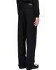 Marine Serre Marine Serre Black Tailored Belted Serge Trousers - 3