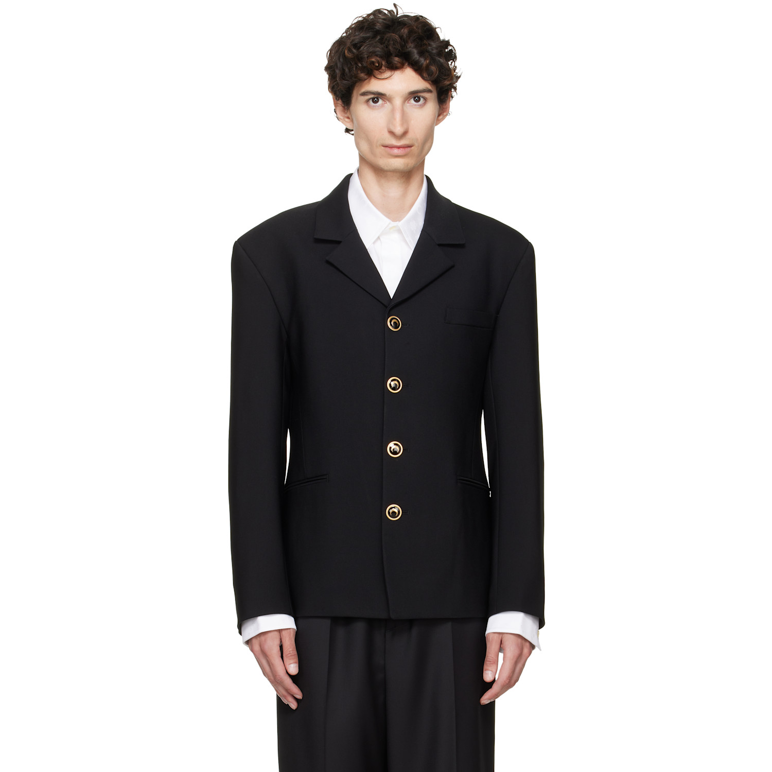 Marine Serre - Black Wild Puffy Vest