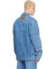 Marine Serre Marine Serre Blue Denim Trucker Jacket - 3