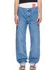 Marine Serre Marine Serre Blue Moon Laser Wash Denim Straight Jeans - 1