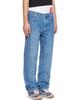 Marine Serre Marine Serre Blue Moon Laser Wash Denim Straight Jeans - 2