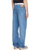 Marine Serre Marine Serre Blue Moon Laser Wash Denim Straight Jeans - 3
