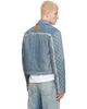 Marine Serre Marine Serre Blue Regenerated Boxy Denim Jacket - 3